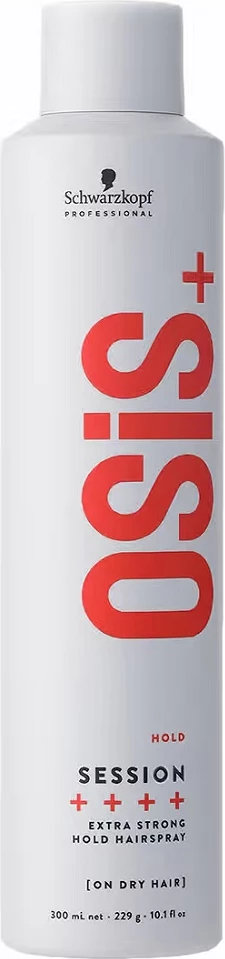 Lak za lase, zelo močan fiksator Schwarzkopf Professional Osis+ Strong Hold za ženske, 300 ml