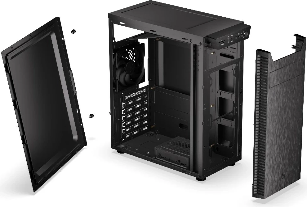 Ohišje za računalnik ENDORFY Armis 100 Solid, EY2A015, črno