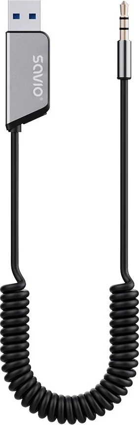 Adapter za brezžični prenos Savio TR-16, prostoročno, Bluetooth 5.3, Google/Siri