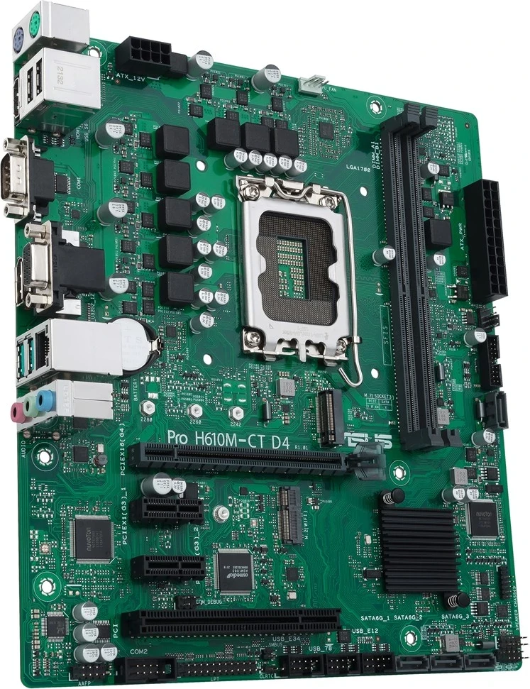 Plošča ASUS PRO H610M-C D4-CSM, Intel H610 LGA 1700, micro ATX