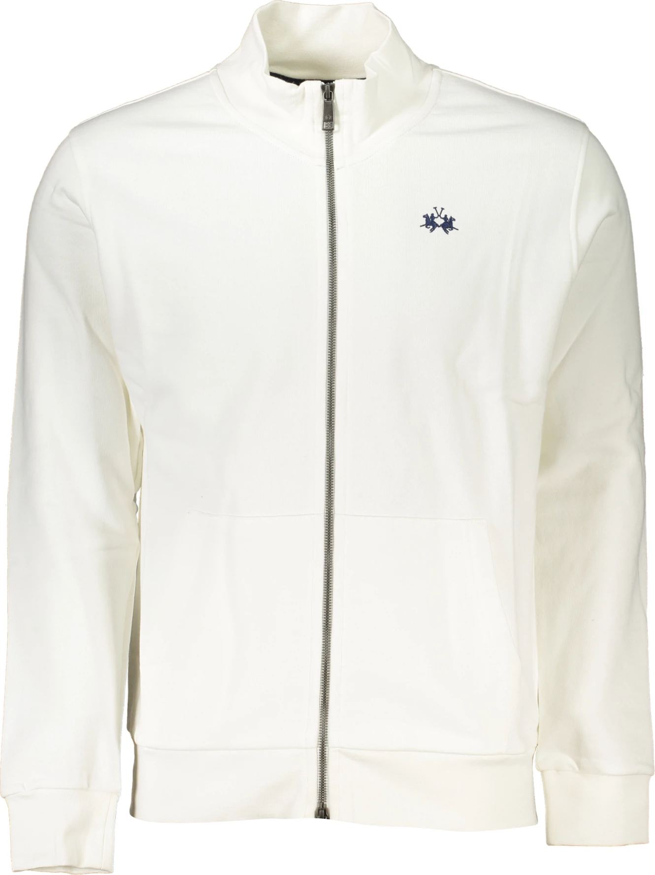 Pulover z zadrgo LA MARTINA, moški, bel