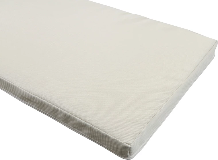 Blazina za ležalnik Vertian, tekstilna, bež, 194x58x7 cm