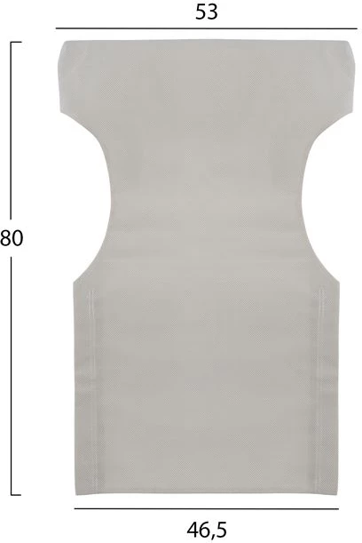 Blazina krem barve 2x1 za direktorski naslanjač FH5272.60 46.5χ53χ80