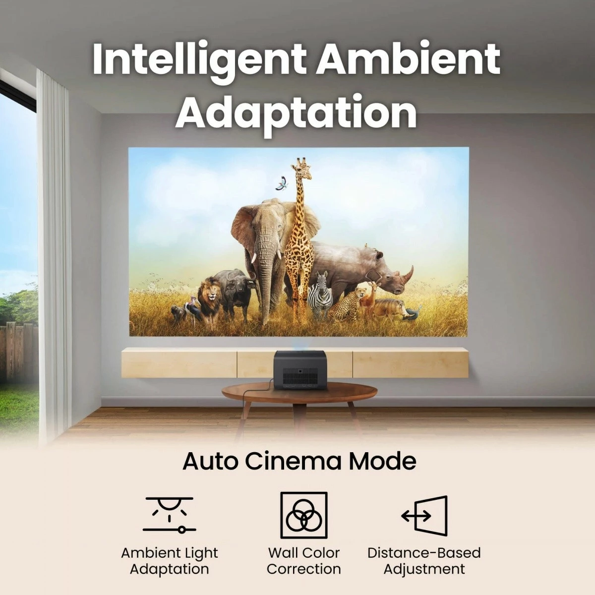 4K LED projektor, BenQ GP520, 2600 ANSI lumnov, HDMI, črn