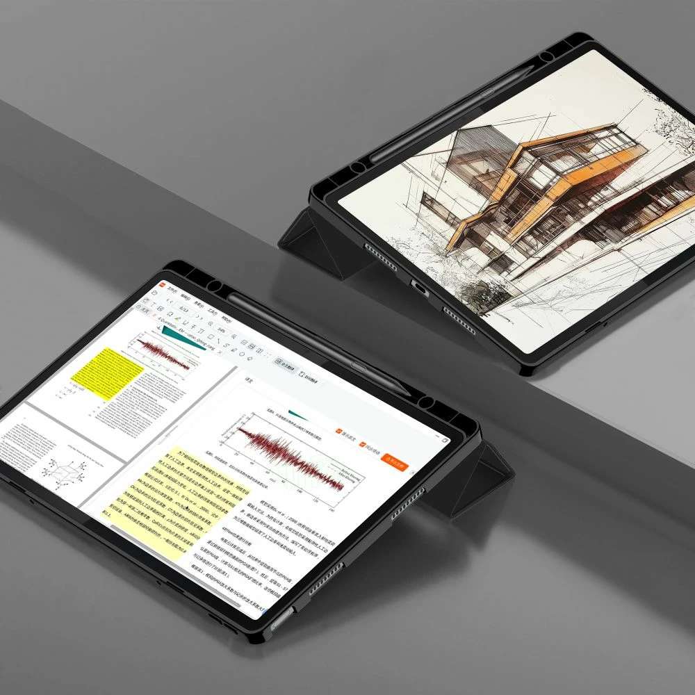 Ovitek za tablico Tech-Protect SC Pen Case za Lenovo Idea Tab Pro / Pro MT 12.7 TB-373, črn