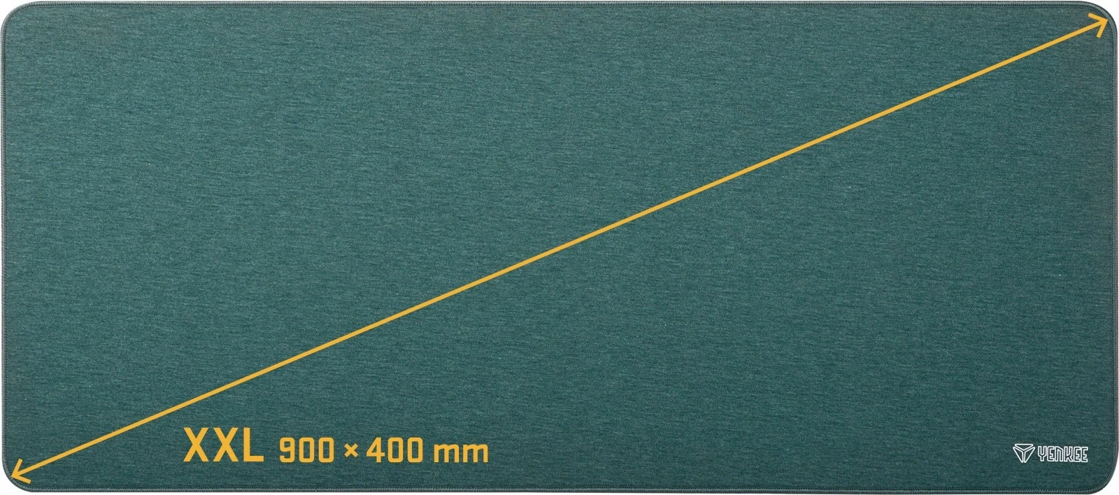 Mauspad XXL YENKEE YPM 9040GN, 900 x 400 mm, zelen