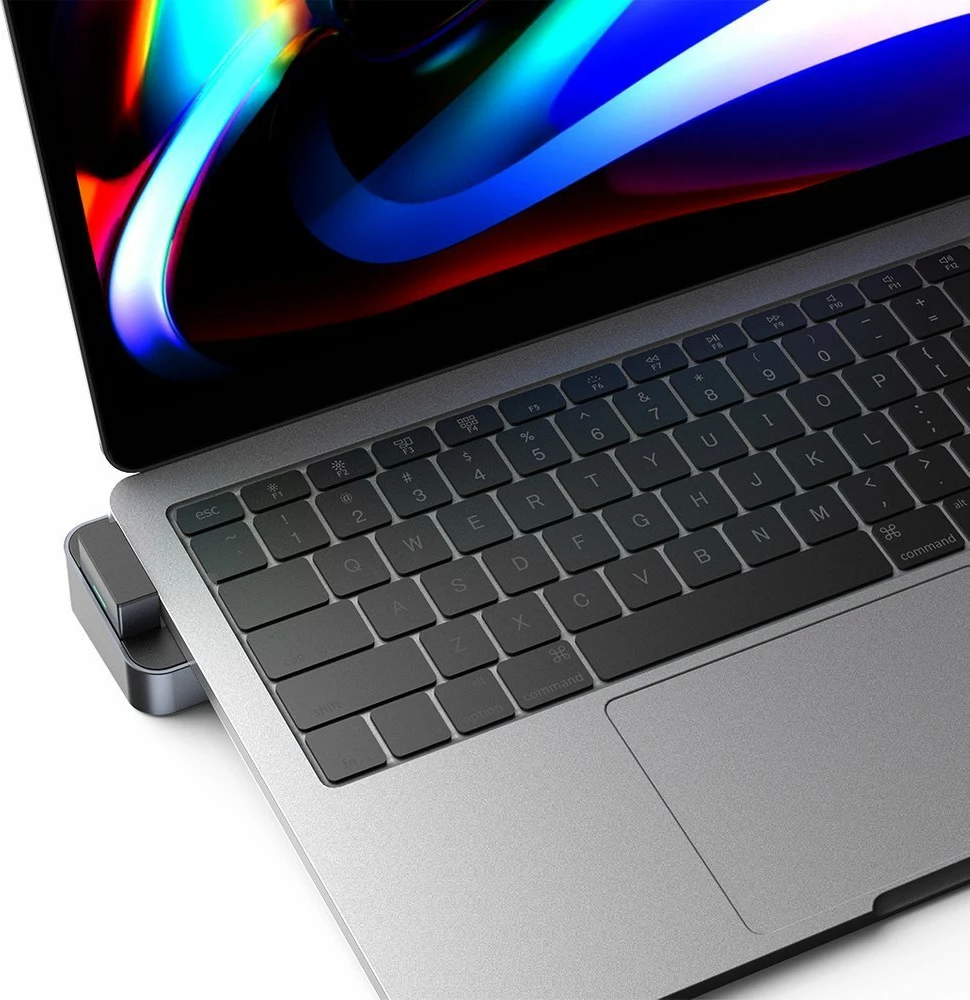 Multifunkcijski HUB za MacBook Pro, 8 vrat, Thunderbolt 3, siv, Joyroom S-H121