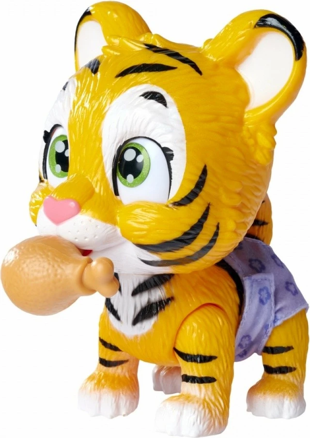 Interaktivna figurica tigra, 15 cm, 3 presenečenja, Simba Pamper Petz Tiger Cub