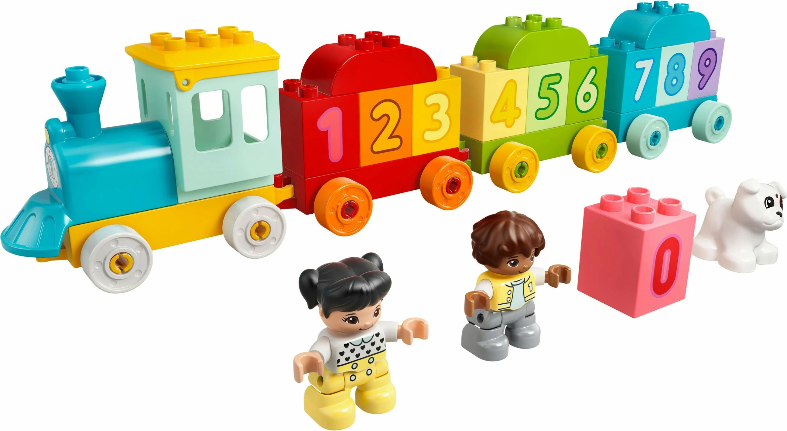 Številski vlak za učenje, LEGO DUPLO, 23 delov, večbarven
