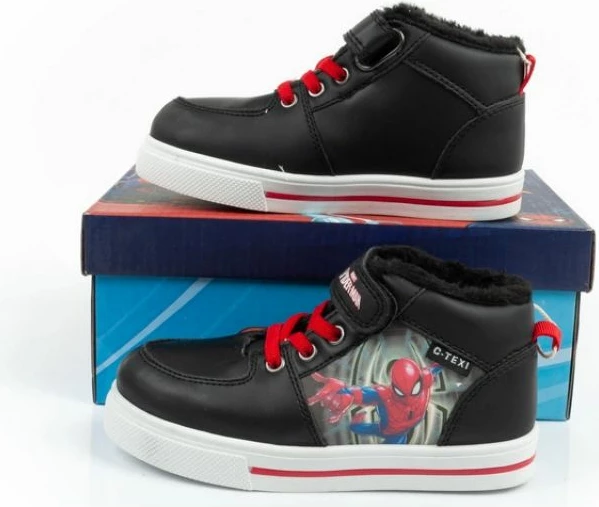 Zimski škornji za otroke Inny, črni in rdeči