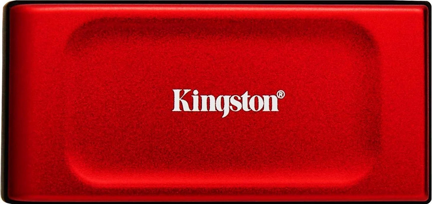 Zunanji SSD 2TB, Kingston XS1000, rdeč