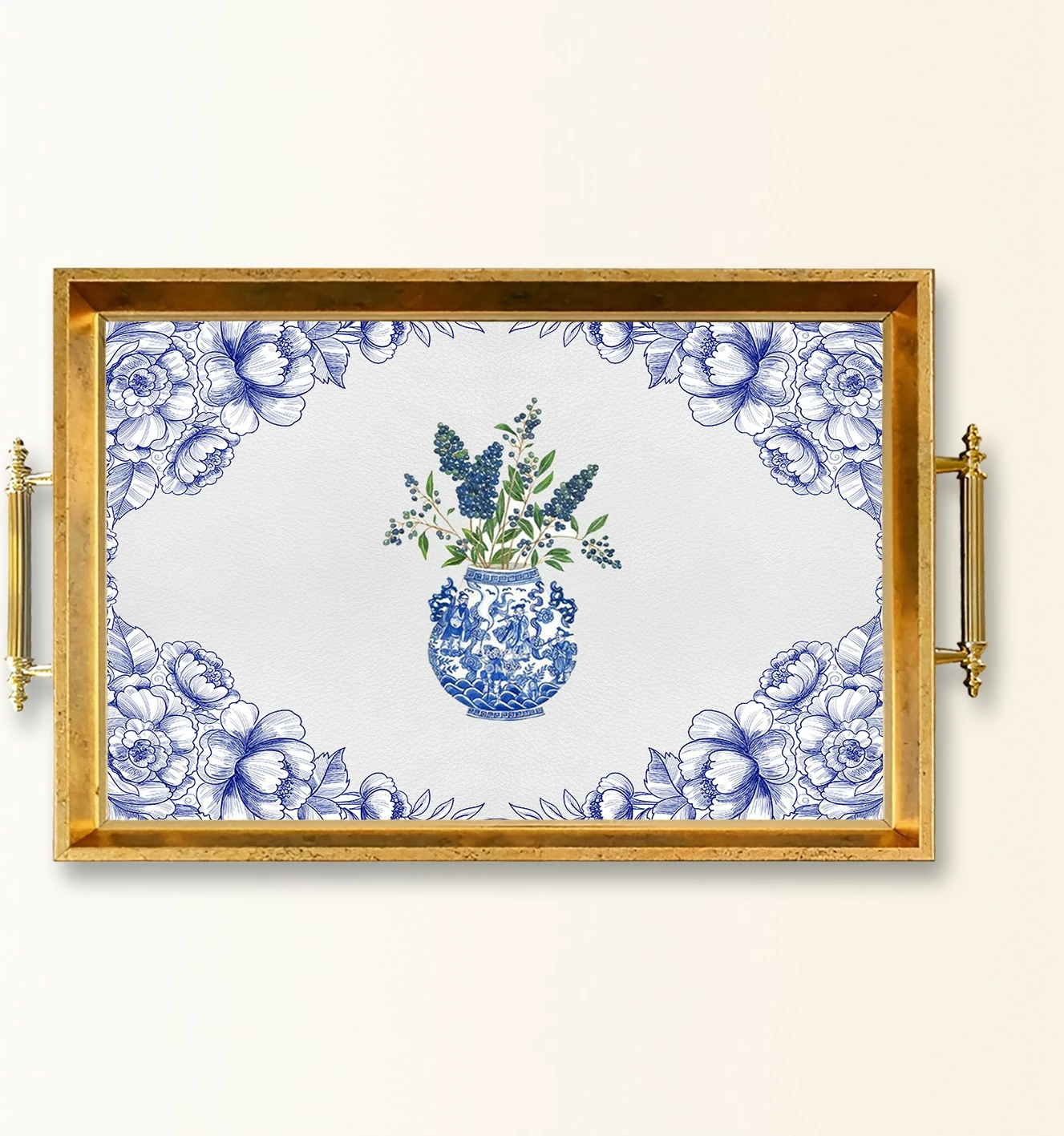 Pladenj iz stekla, večbarven, Aberto Design TPEA9908