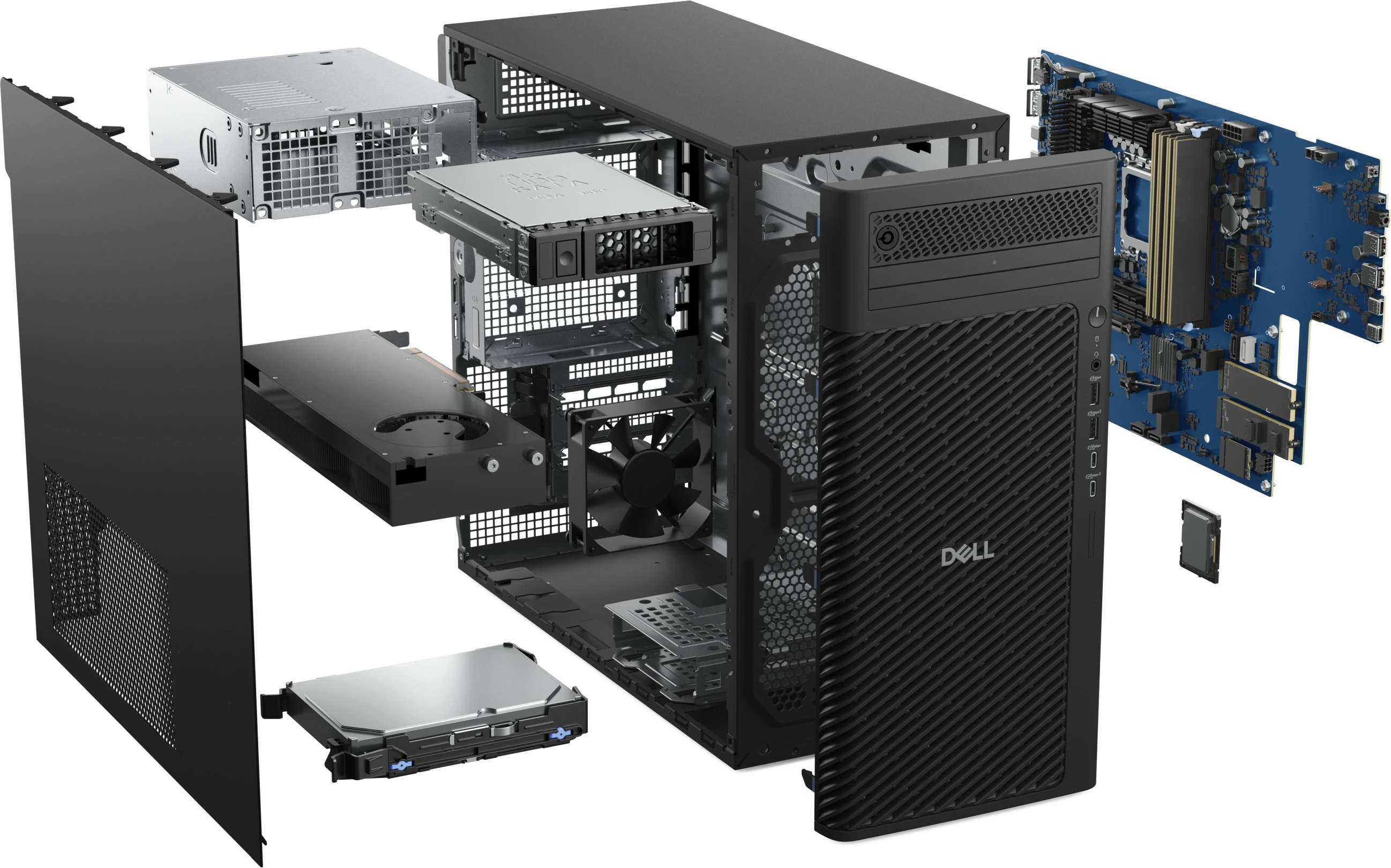 Računalnik Pro Max Tower T2 FCT2250, Dell, Core Ultra 7 265K, 32GB, 1TB, Windows 11 Pro, črn