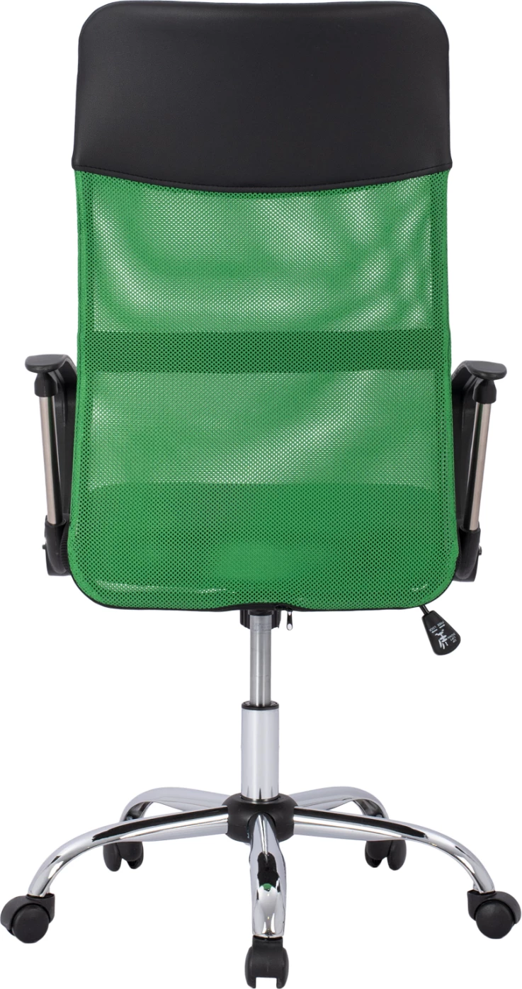 Pisarniški stol FH1000.03 Črna Zelena Mreža kromirana noga 61x58x118