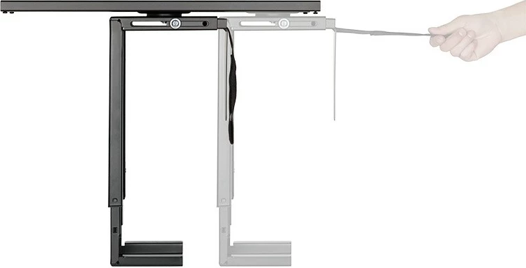 Nastavljiv nosilec za mizo LogiLink EO0031 za računalnik, črn