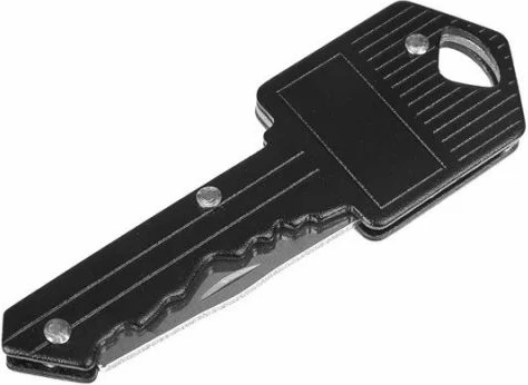 Nož za ključe Yakimasport, črn