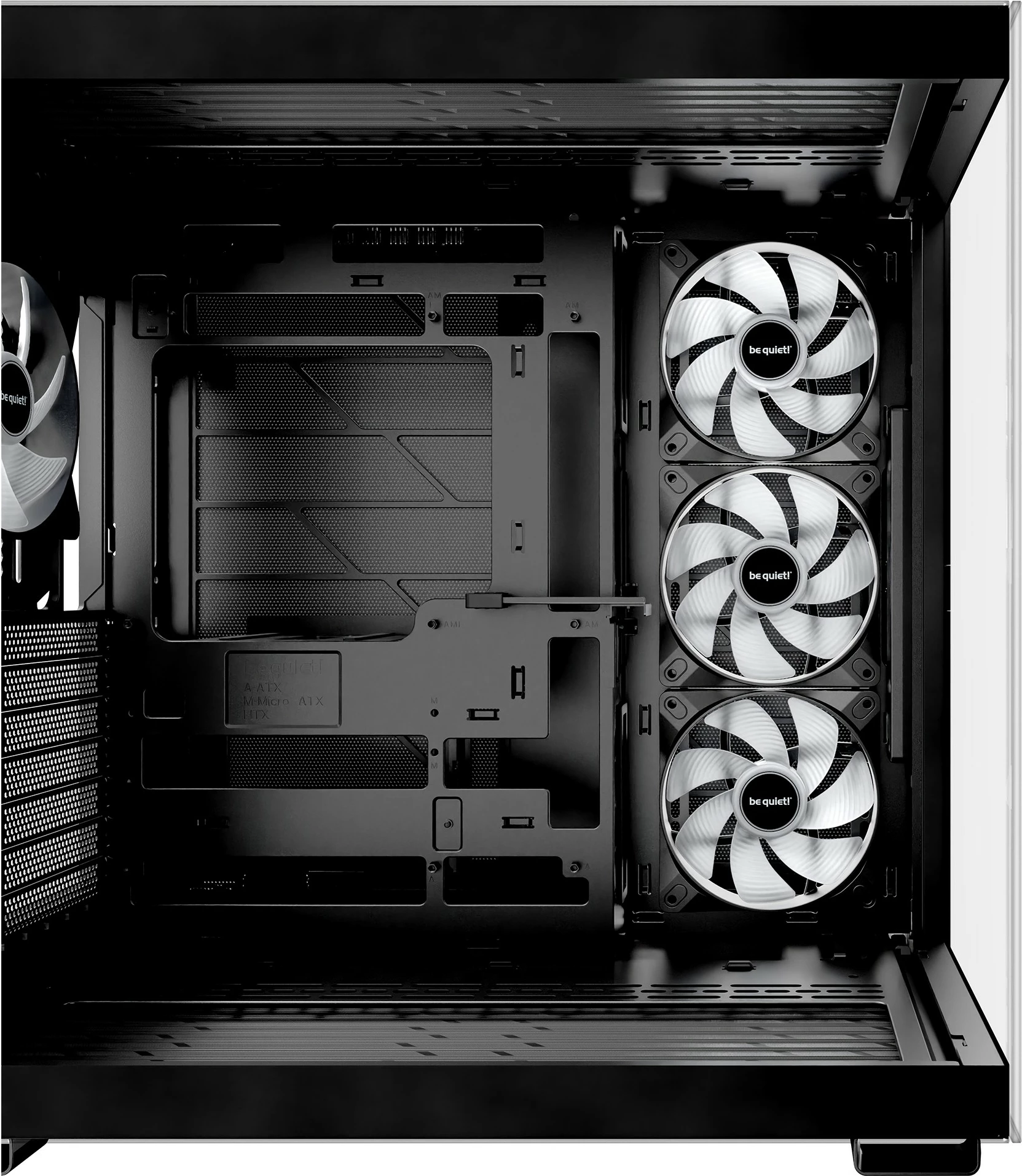Miditower ohišje z RGB osvetlitvijo Be Quiet! Light Base 600 DX, črn