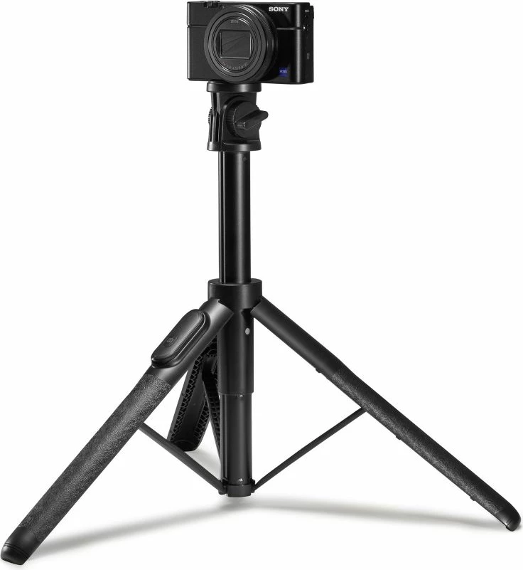Selfie palica z vgrajenim trinožnikom Spigen S560W, Bluetooth, črna
