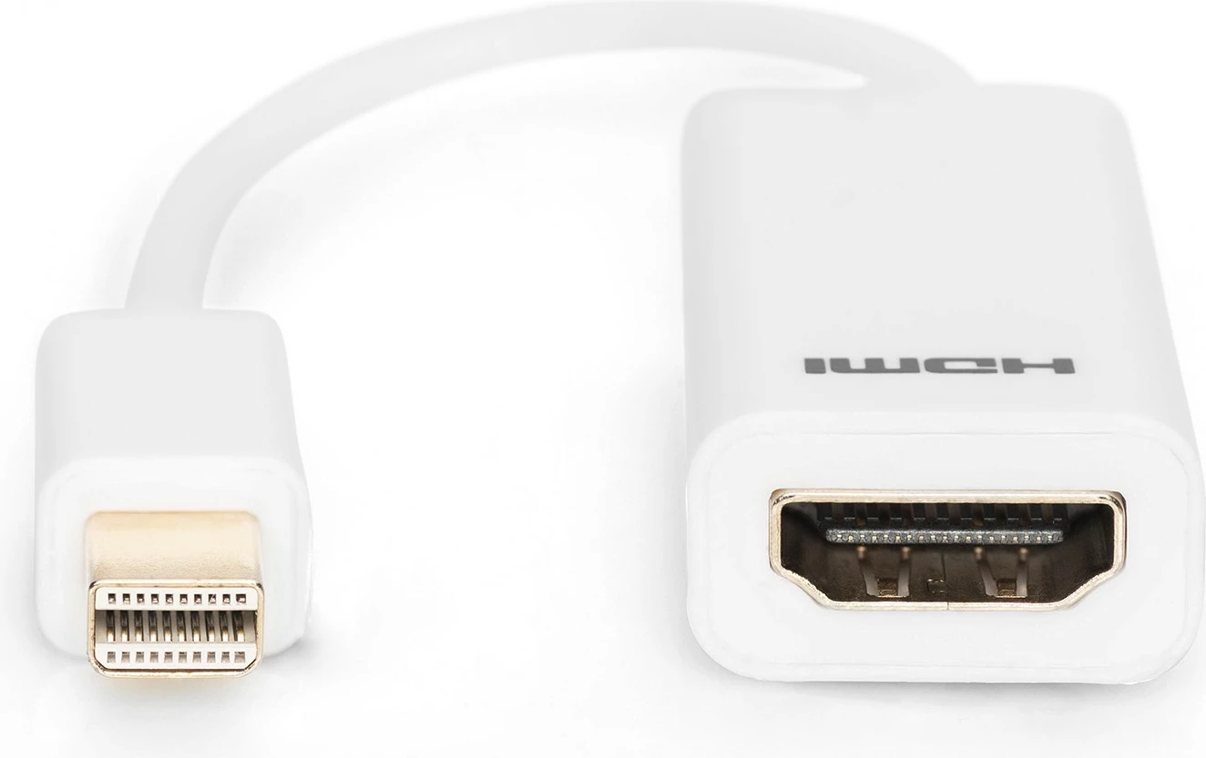 Adapter Mini DisplayPort na HDMI Digitus, 0,15 m, bel