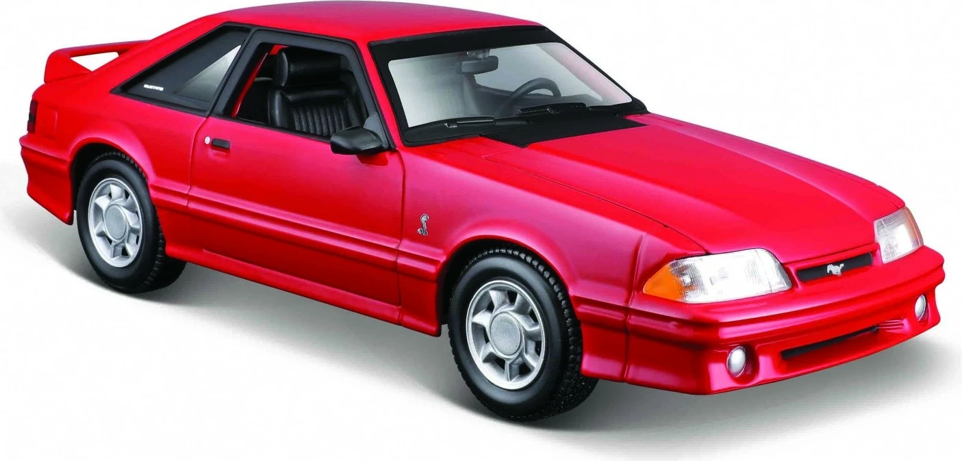 Model avtomobila Ford Mustang SVT Cobra 1993, Maisto, 1:24, rdeč