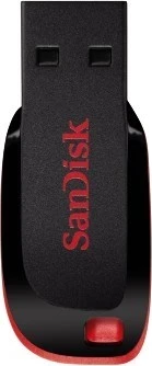 USB ključ 64 GB, črn in rdeč Sandisk Cruzer Blade