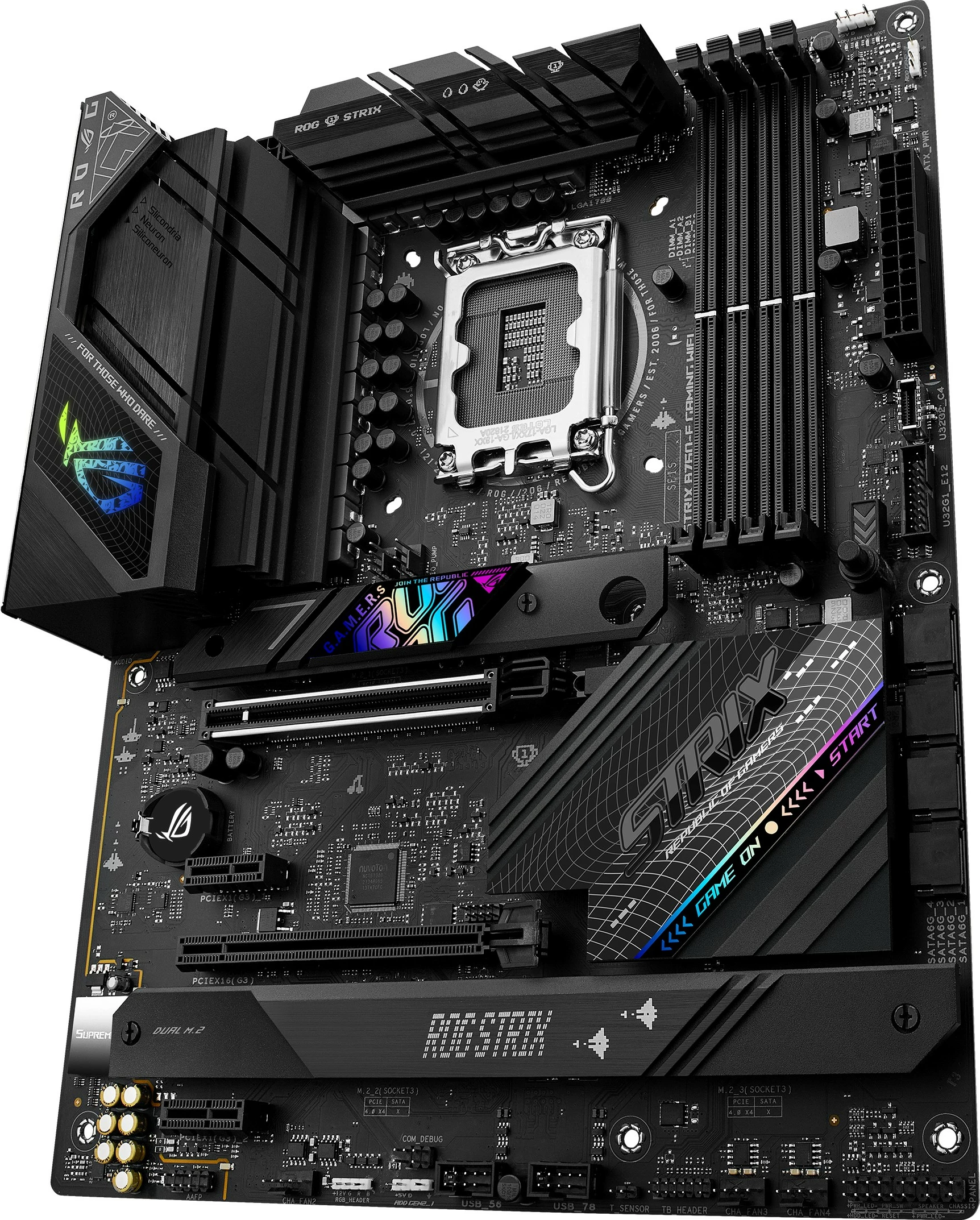 Matična plošča ASUS ROG STRIX B760-F GAMING WIFI, Intel, LGA 1700, DDR5, črna