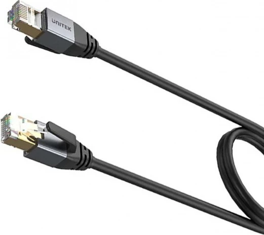 Ethernet kabel UNITEK RJ-45 LAN CAT.8, 1,5 m, črn
