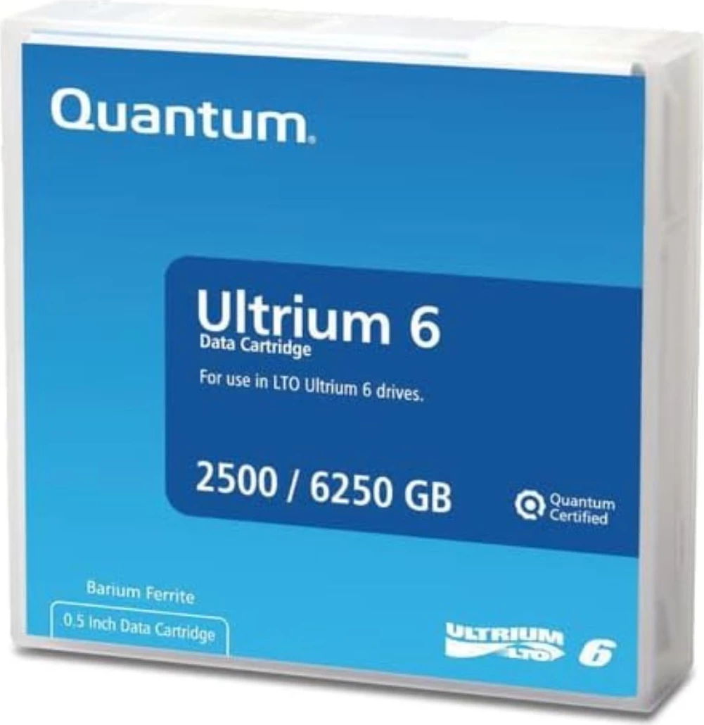 Trak za podatke LTO Ultrium 6, 2,5 TB/6,25 TB, črn (Quantum MR-L6MQN-03)