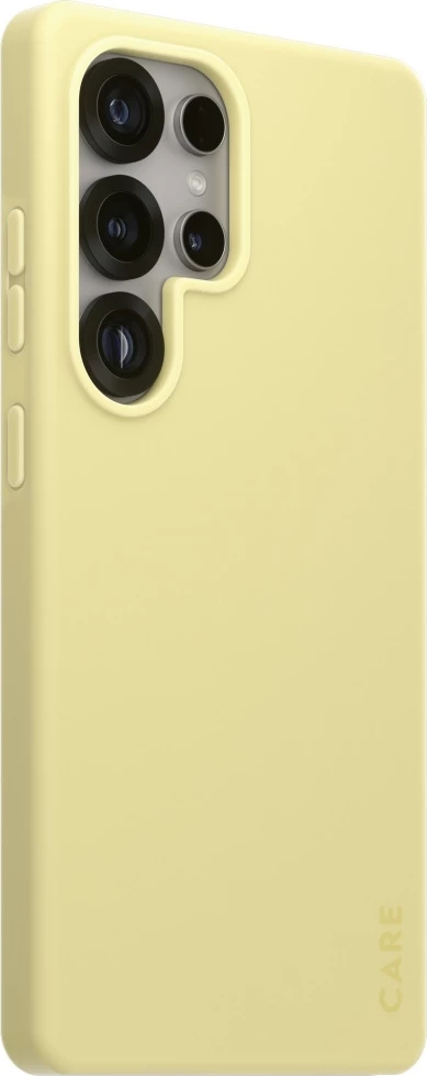 Ohišje PanzerGlass CARE Fashion QI za Samsung Galaxy S25 Ultra, rumeno