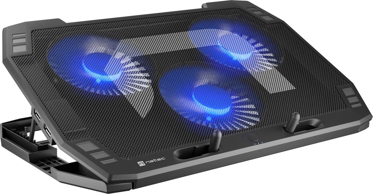 Hlajenje stojalo za prenosnik Natec, 15,6'' / 17'', črno