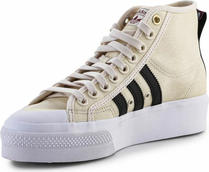 Platformne superge Nizza Platform Mid za ženske, adidas ORIGINALS, H00641, krem