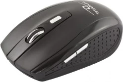 Brezžični miš Titanium TM105K, 1600 DPI, črn