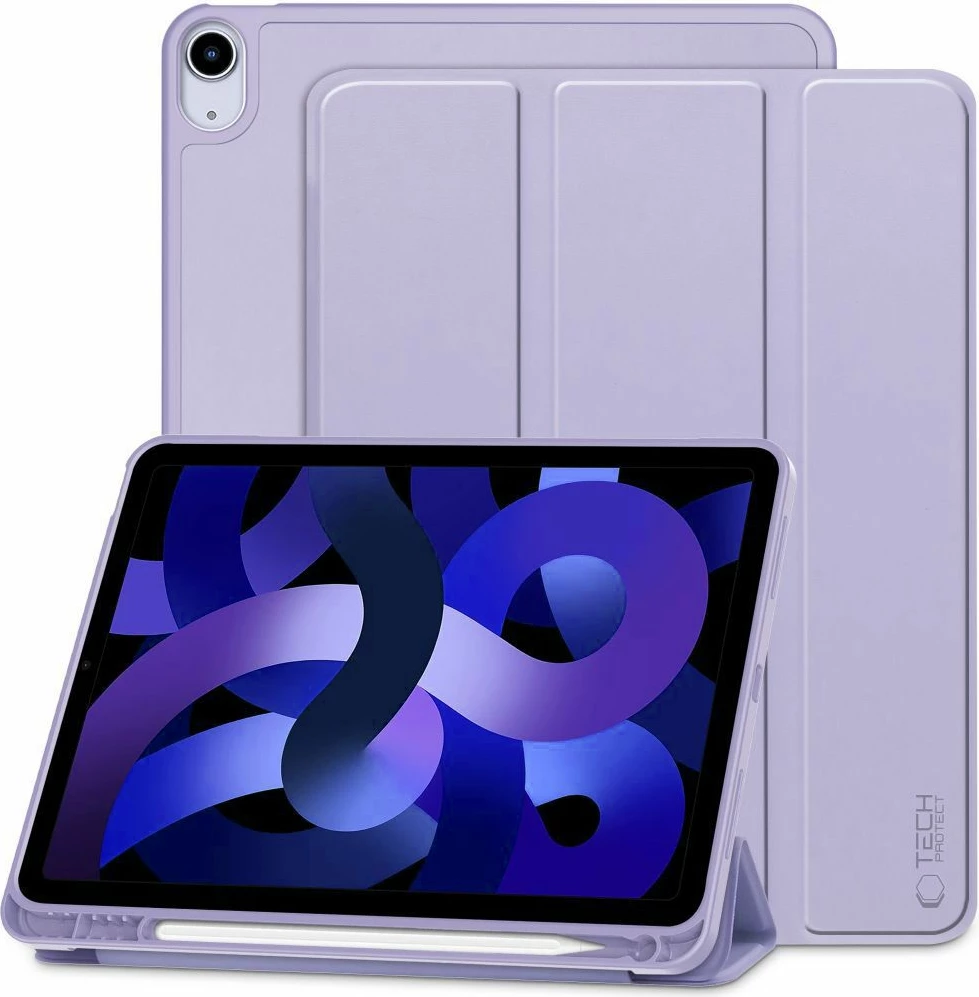Ovitek Tech-Protect SC Pen Case za iPad Air 10.9" (2020–2022) / 11" (2024), svetlo vijoličen