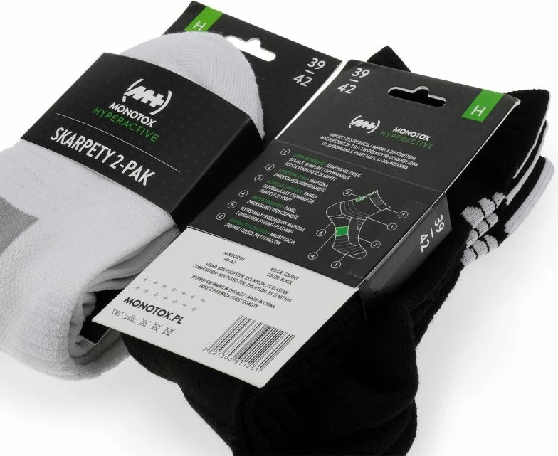 Črne nogavice Monotox za moške in ženske