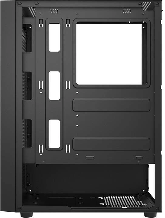 Računalniško ohišje Darkflash A290, Midi Tower, kaljeno steklo, črno