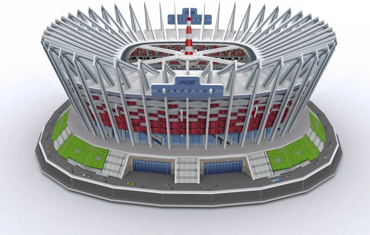 3D sestavljanka stadion PGE Narodowy, 105 kosov