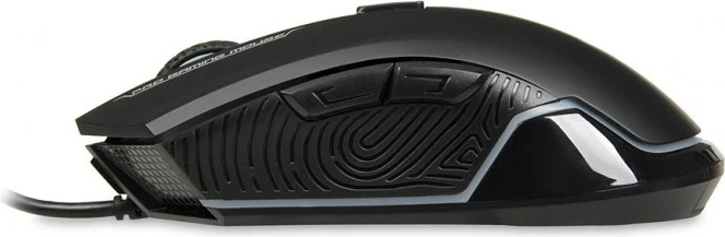 Optični igralni miš iBox, 6200 DPI, črn