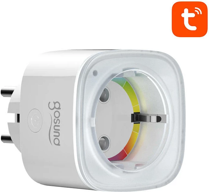 Pametna vtičnica Wi‑Fi, Gosund EP8, 16A, Tuya, bela
