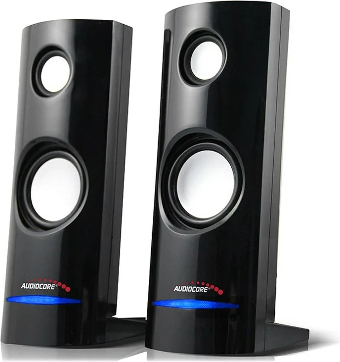 Zvočniki AUDIOCORE AC860, 2.0 kanal, 4 W, črni