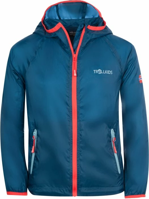 Lahka otroška jakna Trollkids, modra