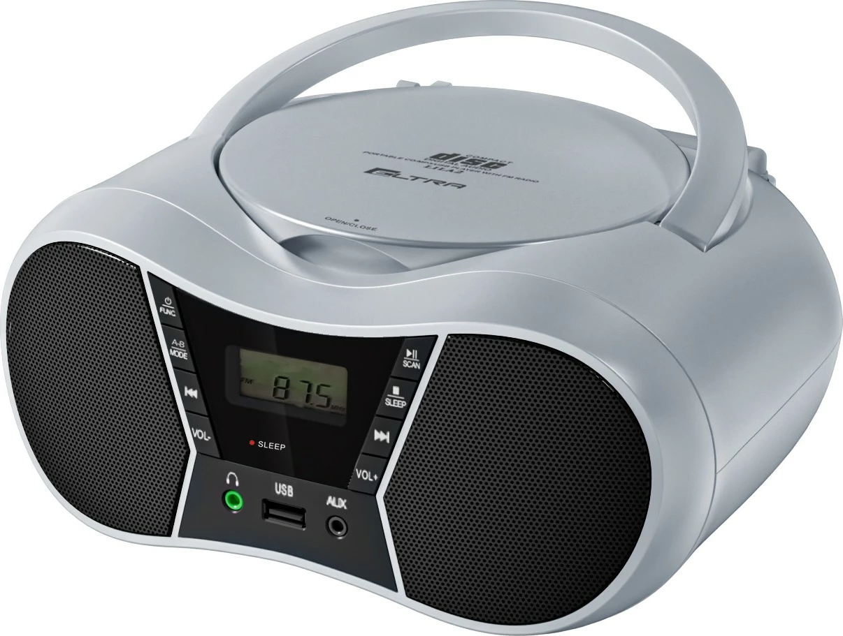 CD radio Eltra LILA2 z USB/BT, srebrn
