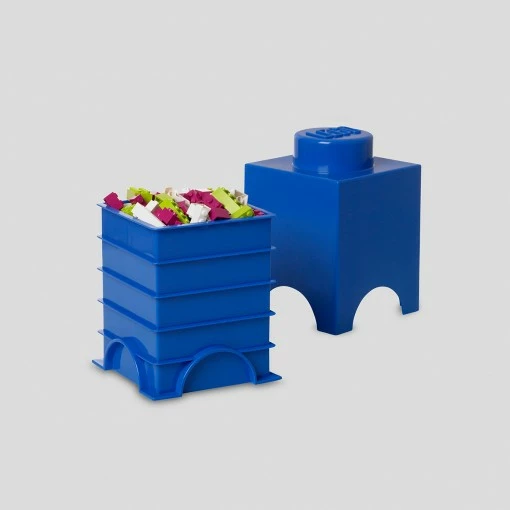 Kreativna shranjevalna škatla LEGO Room Copenhagen Storage Brick 1, modra