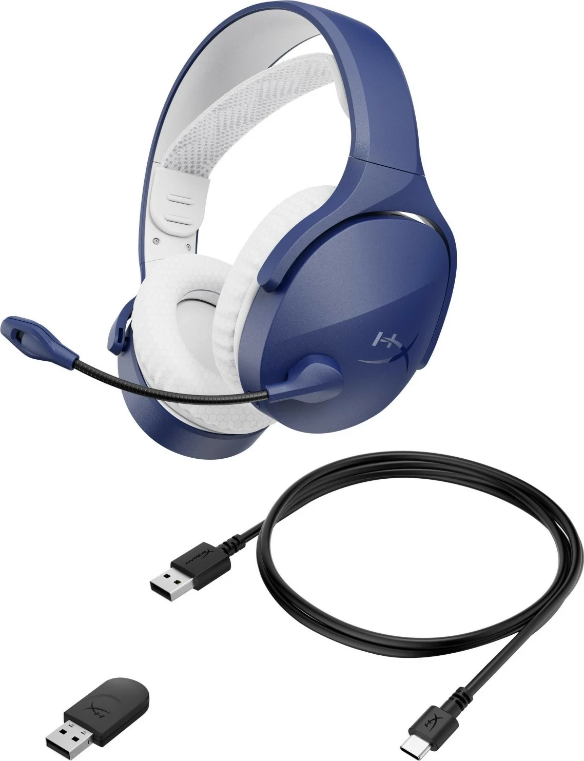 Slušalke Cloud Jet Wireless HyperX, Bluetooth 5.3, brezžične, modre