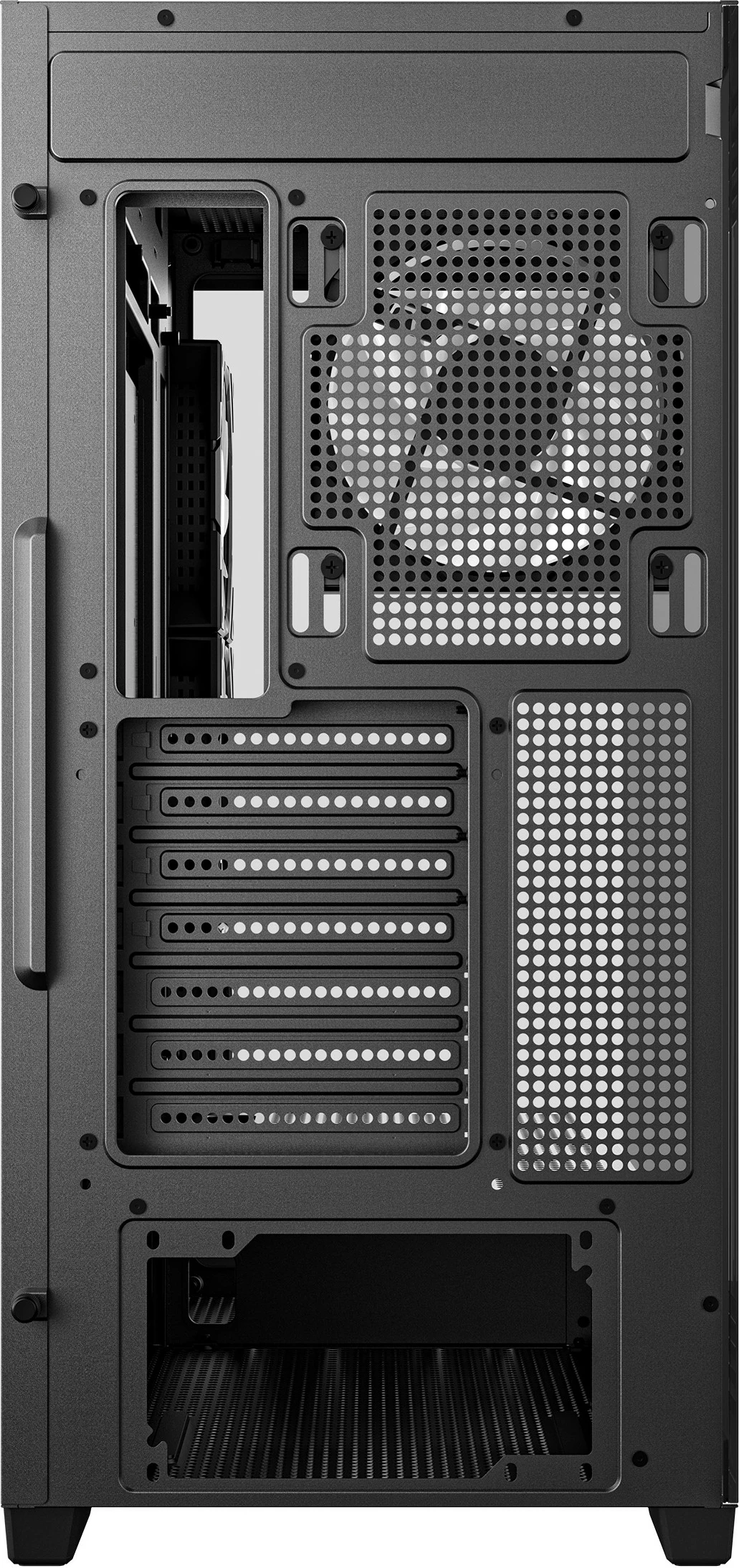 Midi Tower računalniško ohišje DeepCool CG580 4F, ATX, kaljeno steklo, črno