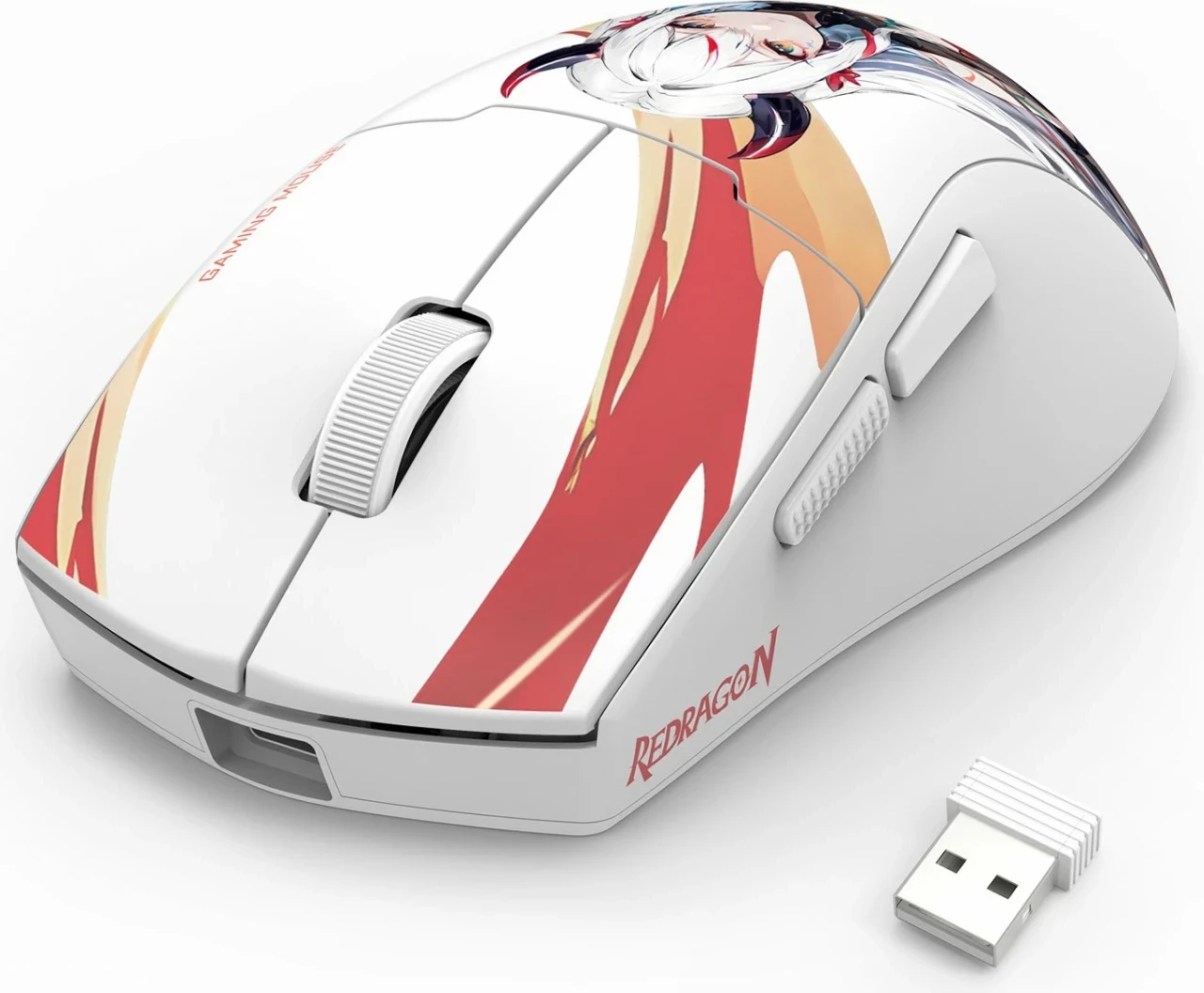 Gaming miš, Redragon M918-AKG-PRO K1NG PRO MAX 1K, bel‑črn