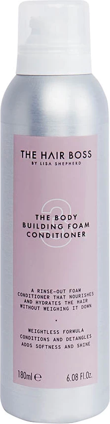 Pena-kondicioner za krepitev las, The Hair Boss The Body Building Foam Conditioner, 180 ml