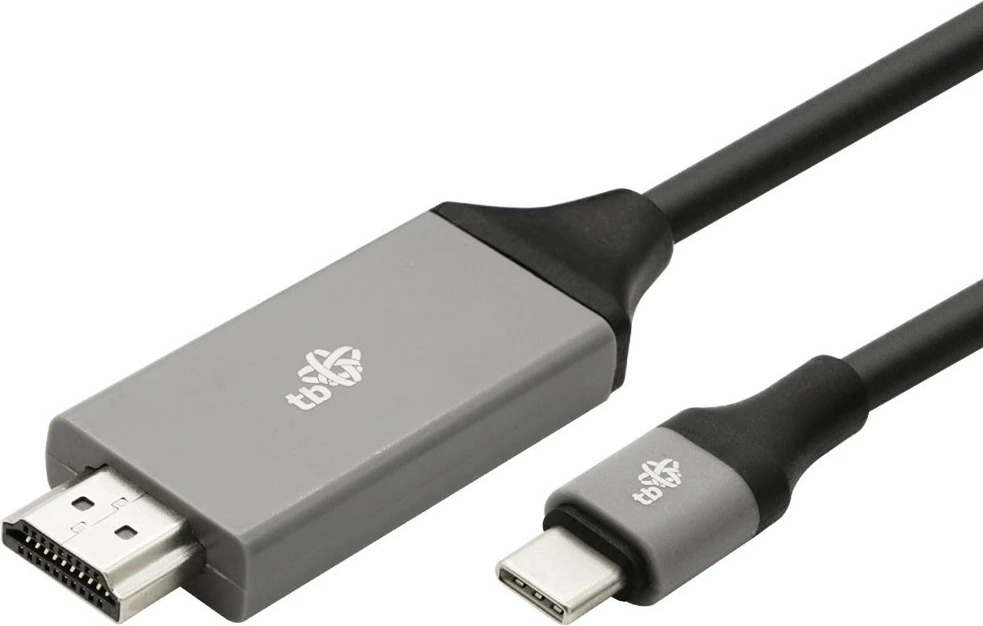 Kabel HDMI 2.0V na USB Type-C, 2 m, črn, TB