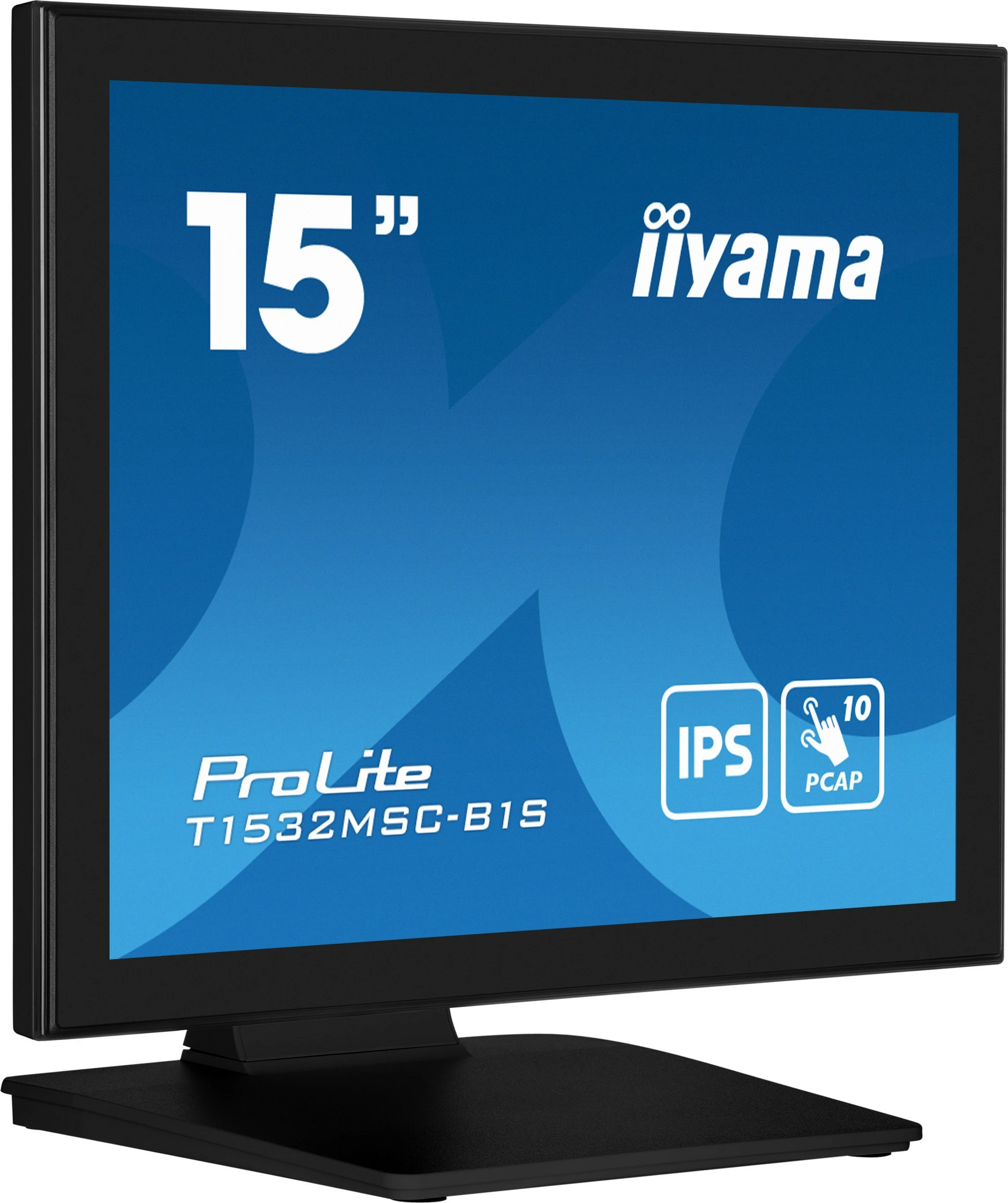 Zaslon na dotik 15" iiyama ProLite T1532MSC-B1S, LCD, črn