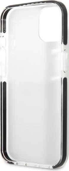 Ovitek za iPhone 13 mini 5,4\", trdo ohišje, bel, Karl Lagerfeld KLHCP13STPEKCW