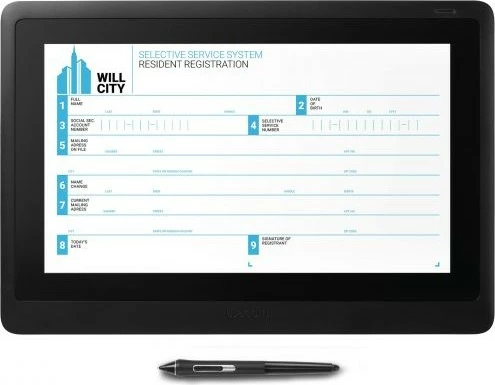 Grafična tablica Wacom DTK-1660E, 15,6-palčni, Full HD, 8192 nivojev pritiska, črna